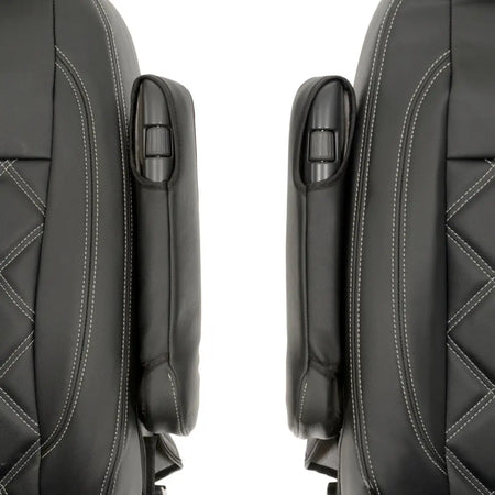 VW T5 / T5.1 Shuttle Tailored Leatherette Seat Covers (2003-2015) - UK Custom Covers