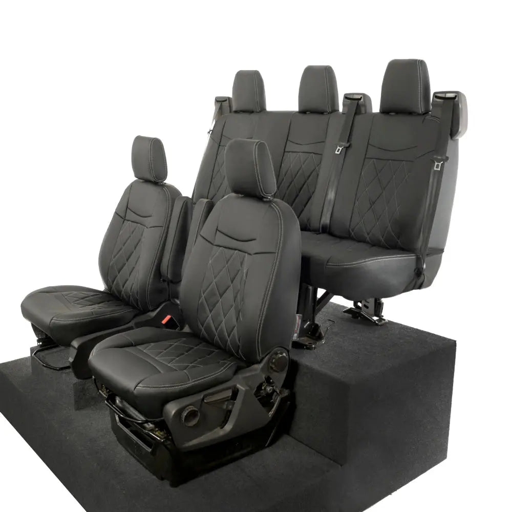 Ford Transit Custom Tailored Leatherette Seat Covers (2013-2023) - UK Custom Covers