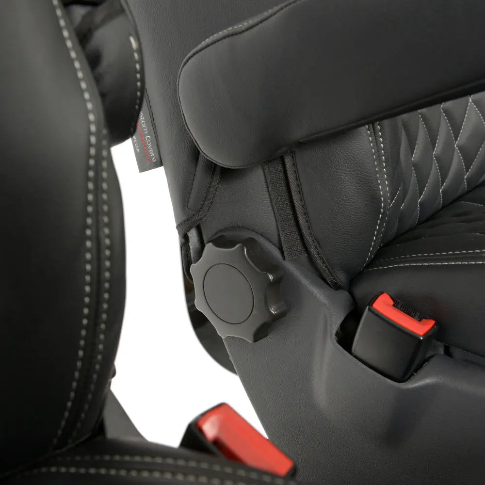 VW T5 / T5.1 Transporter Tailored Leatherette Seat Covers (2003-2015) - UK Custom Covers