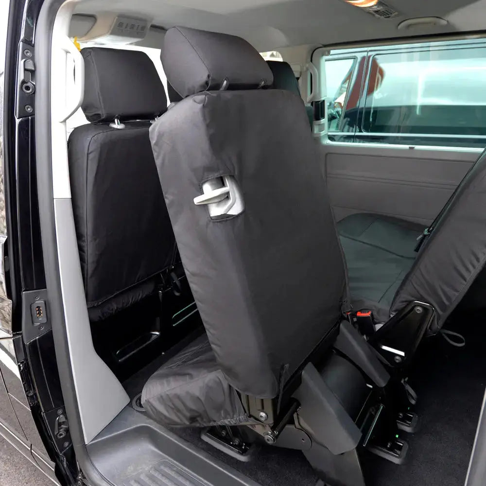 VW T6 / T6.1 Shuttle Tailored PU Seat Covers (2015 Onwards) - UK Custom Covers