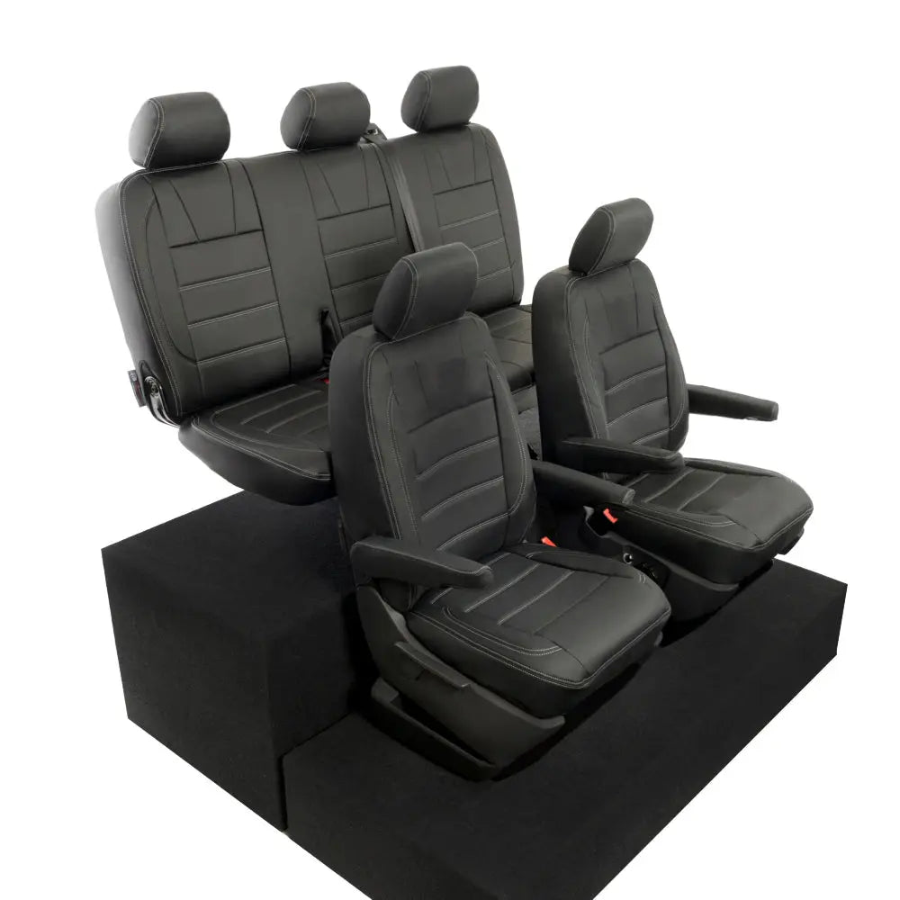 VW T5 / T5.1 Transporter Tailored Leatherette Seat Covers (2003-2015) - UK Custom Covers