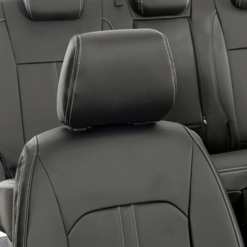Ford Ranger Tailored Leatherette Seat Covers - Black - UK Custom Covers