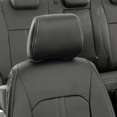 Ford Ranger Tailored Leatherette Seat Covers - Black - UK Custom Covers