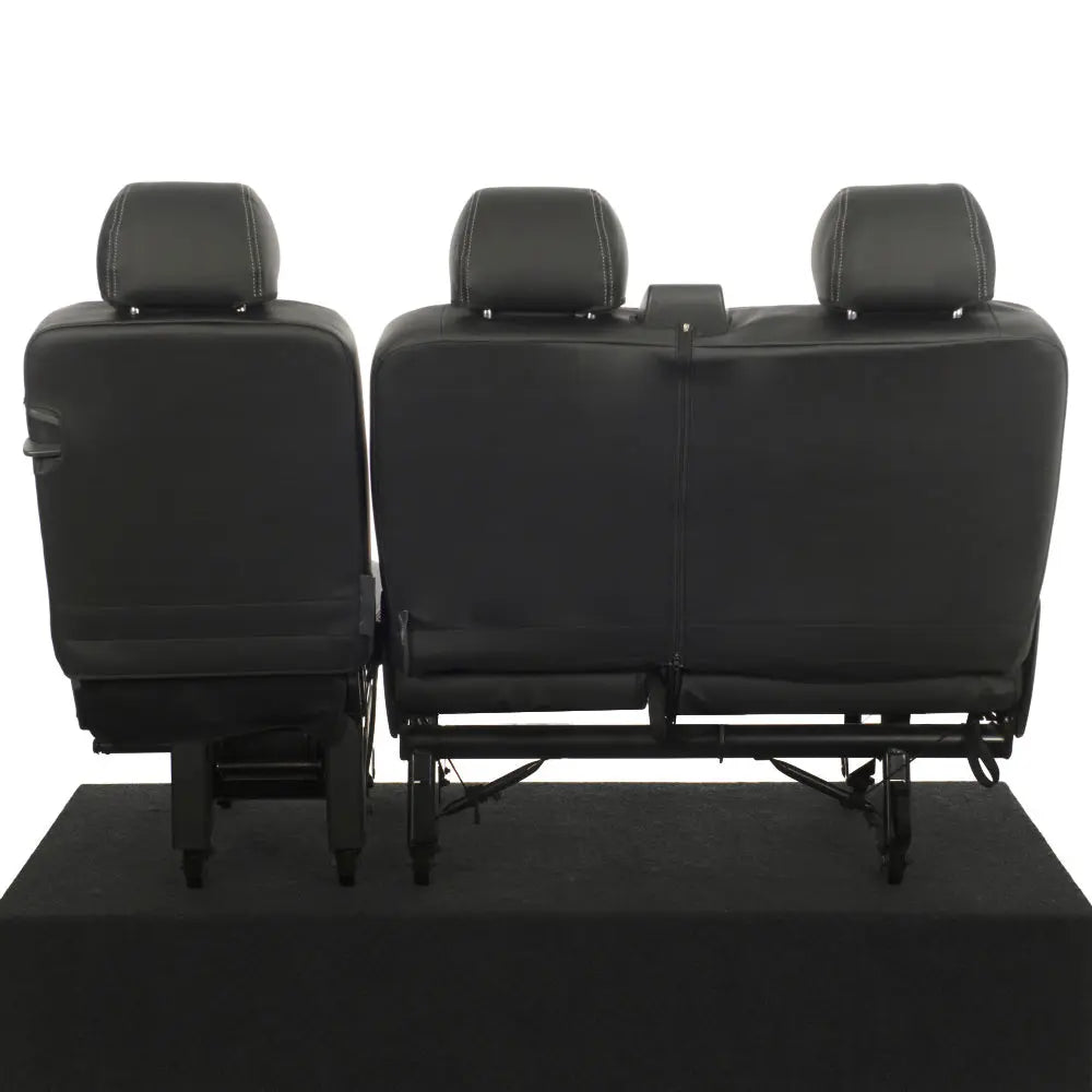 VW T5 / T5.1 Transporter Tailored Leatherette Seat Covers (2003-2015) - UK Custom Covers