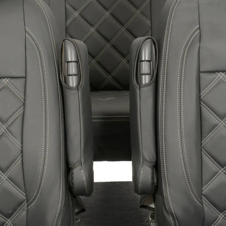 VW T5 / T5.1 Transporter Tailored Leatherette Seat Covers (2003-2015) - UK Custom Covers