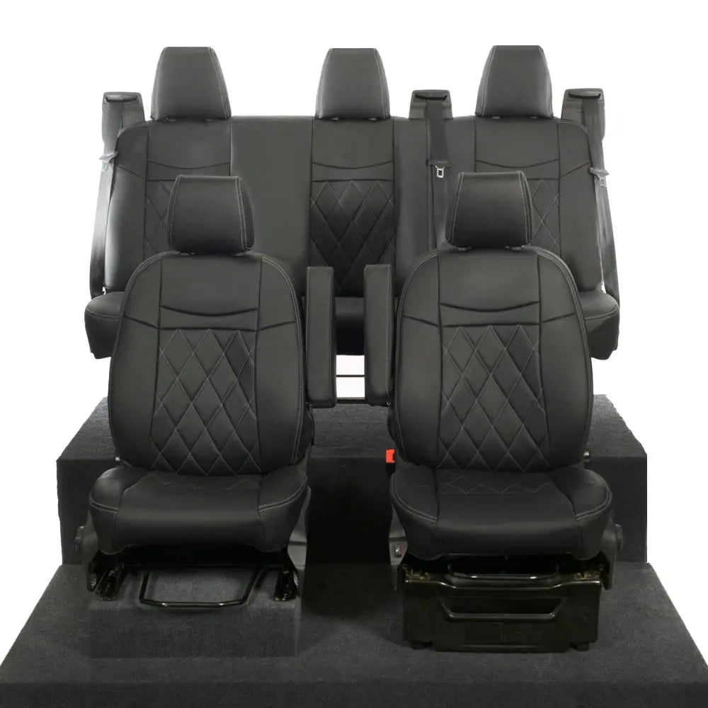Ford Transit Custom Tailored Leatherette Seat Covers (2013-2023) - UK Custom Covers