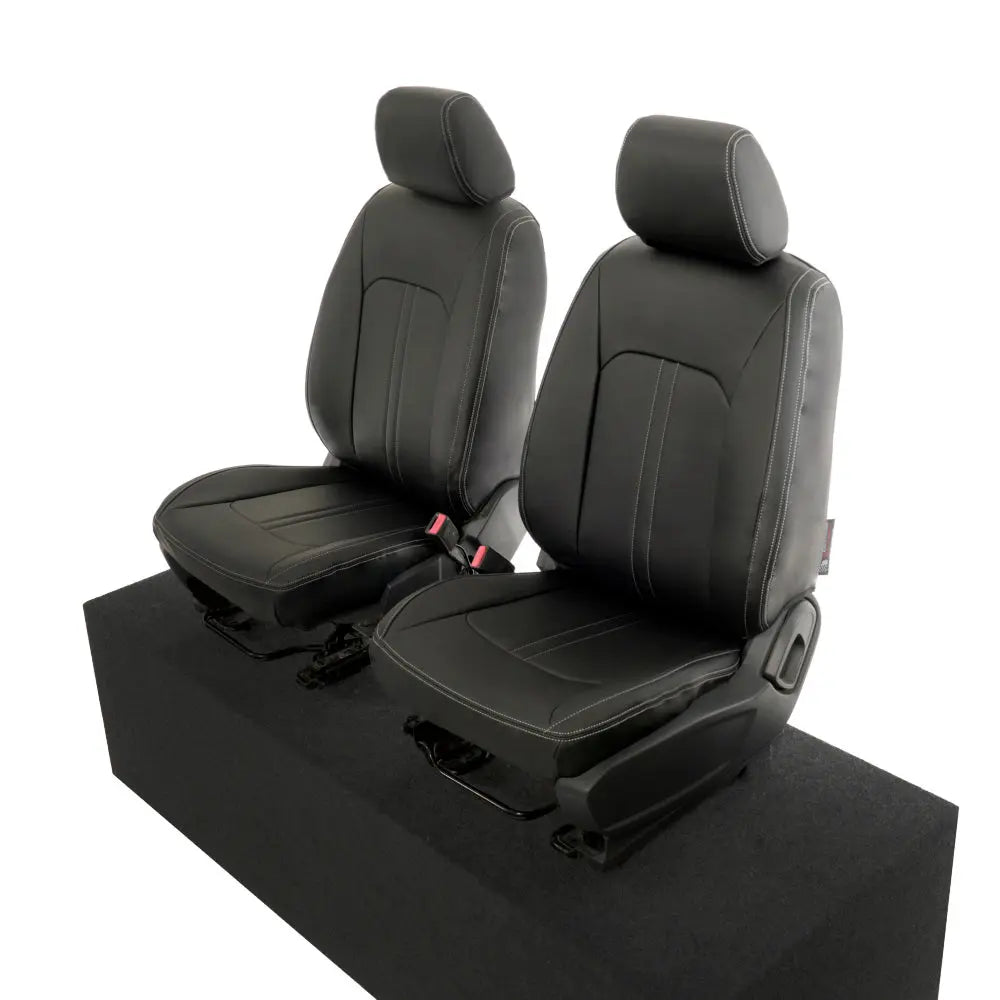 Ford Ranger Tailored Leatherette Seat Covers - Black - UK Custom Covers