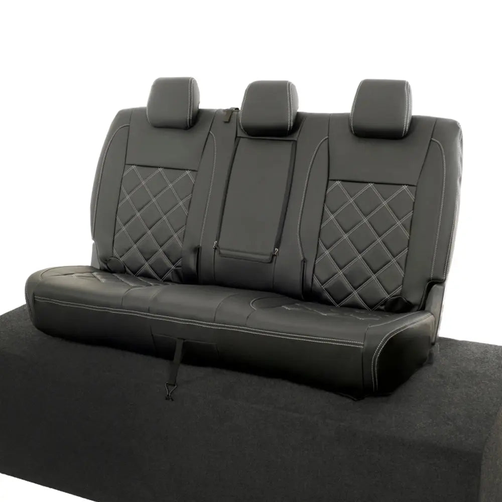 Ford Ranger Tailored Leatherette Seat Covers - Black - UK Custom Covers
