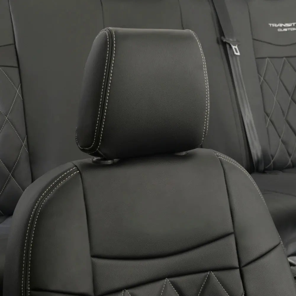 Ford Transit Custom Tailored Leatherette Seat Covers (2013-2023) - UK Custom Covers