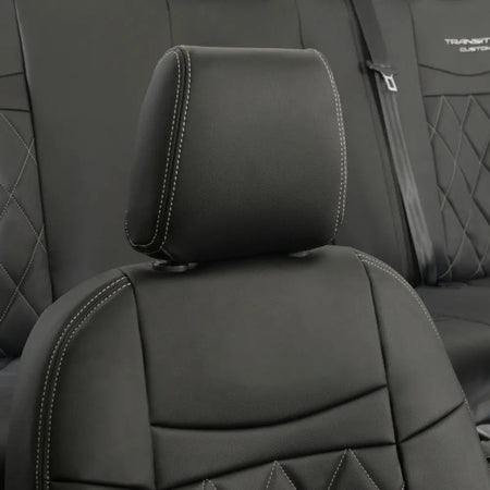 Ford Transit Custom Tailored Leatherette Seat Covers (2013-2023) - UK Custom Covers