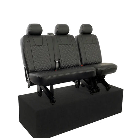 VW T5 / T5.1 Transporter Tailored Leatherette Seat Covers (2003-2015) - UK Custom Covers