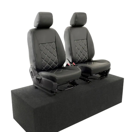 Ford Ranger Tailored Leatherette Seat Covers - Black - UK Custom Covers