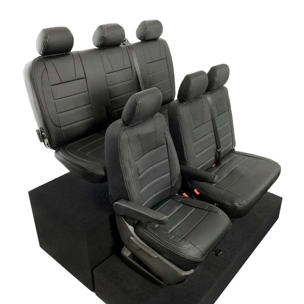 VW T5 / T5.1 Transporter Tailored Leatherette Seat Covers (2003-2015) - UK Custom Covers