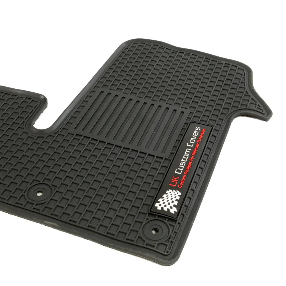 Renault Master Front Cab Rubber Floor Mats (2010 Onwards) - UK Custom Covers