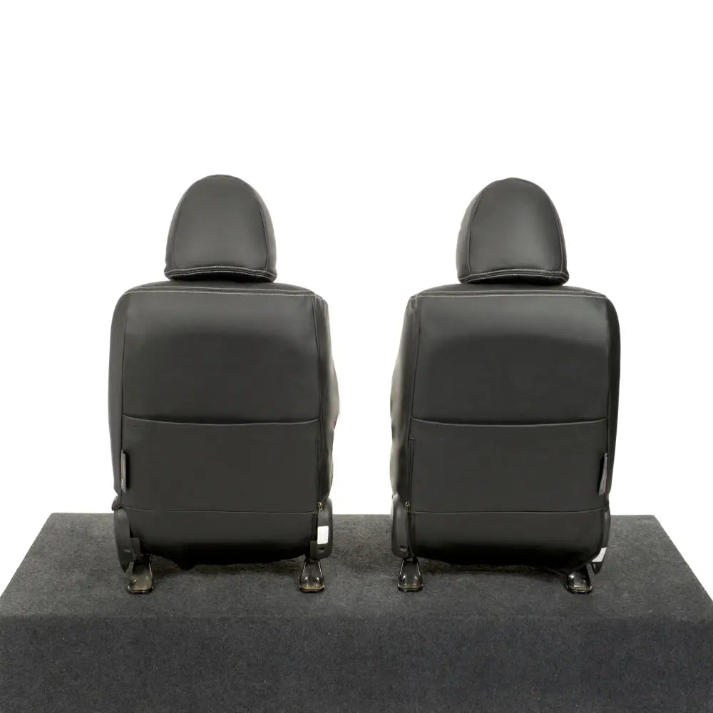 Mitsubishi Barbarian Tailored Leatherette Seat Covers (2016 Onwards) - Black - UK Custom Covers