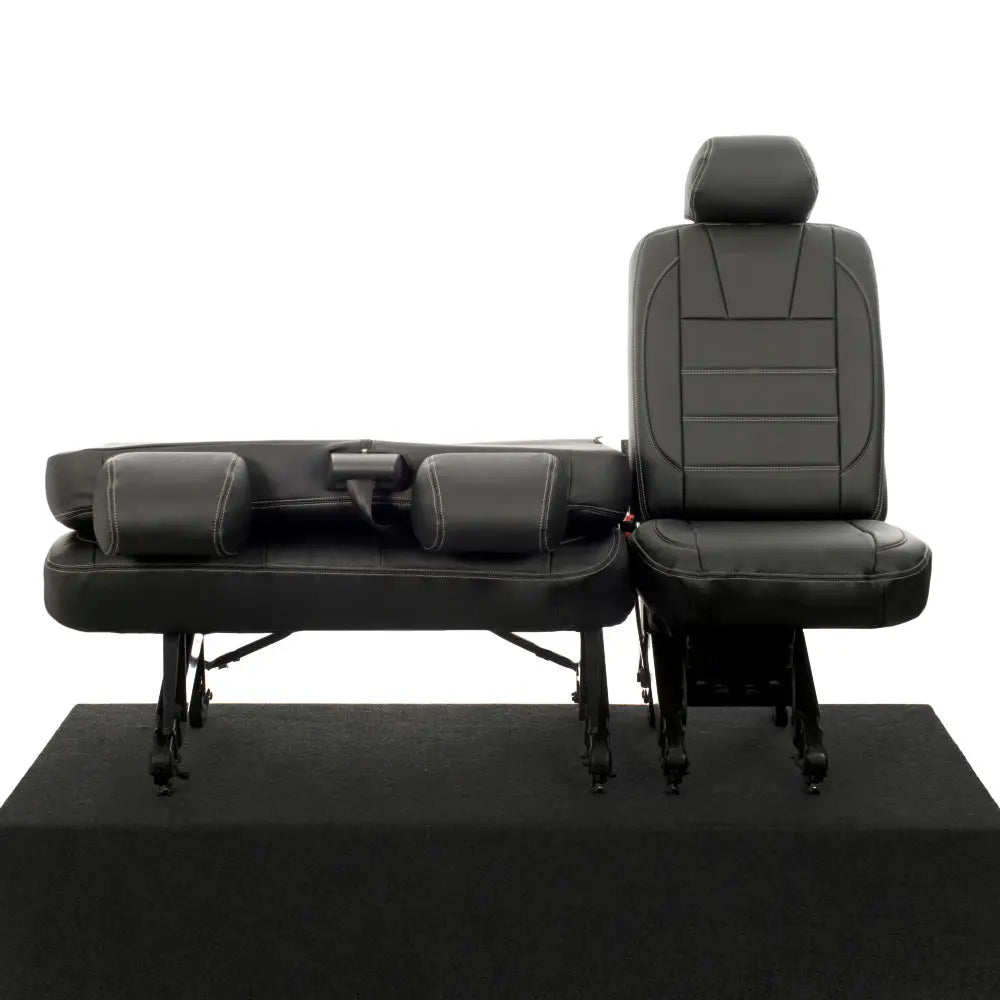 VW T5 / T5.1 Transporter Tailored Leatherette Seat Covers (2003-2015) - UK Custom Covers