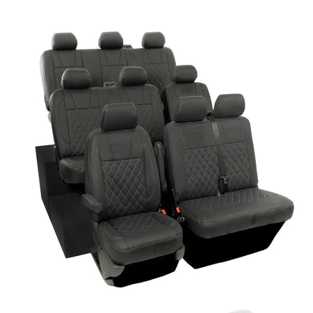 VW T5 / T5.1 Shuttle Tailored Leatherette Seat Covers (2003-2015) - UK Custom Covers