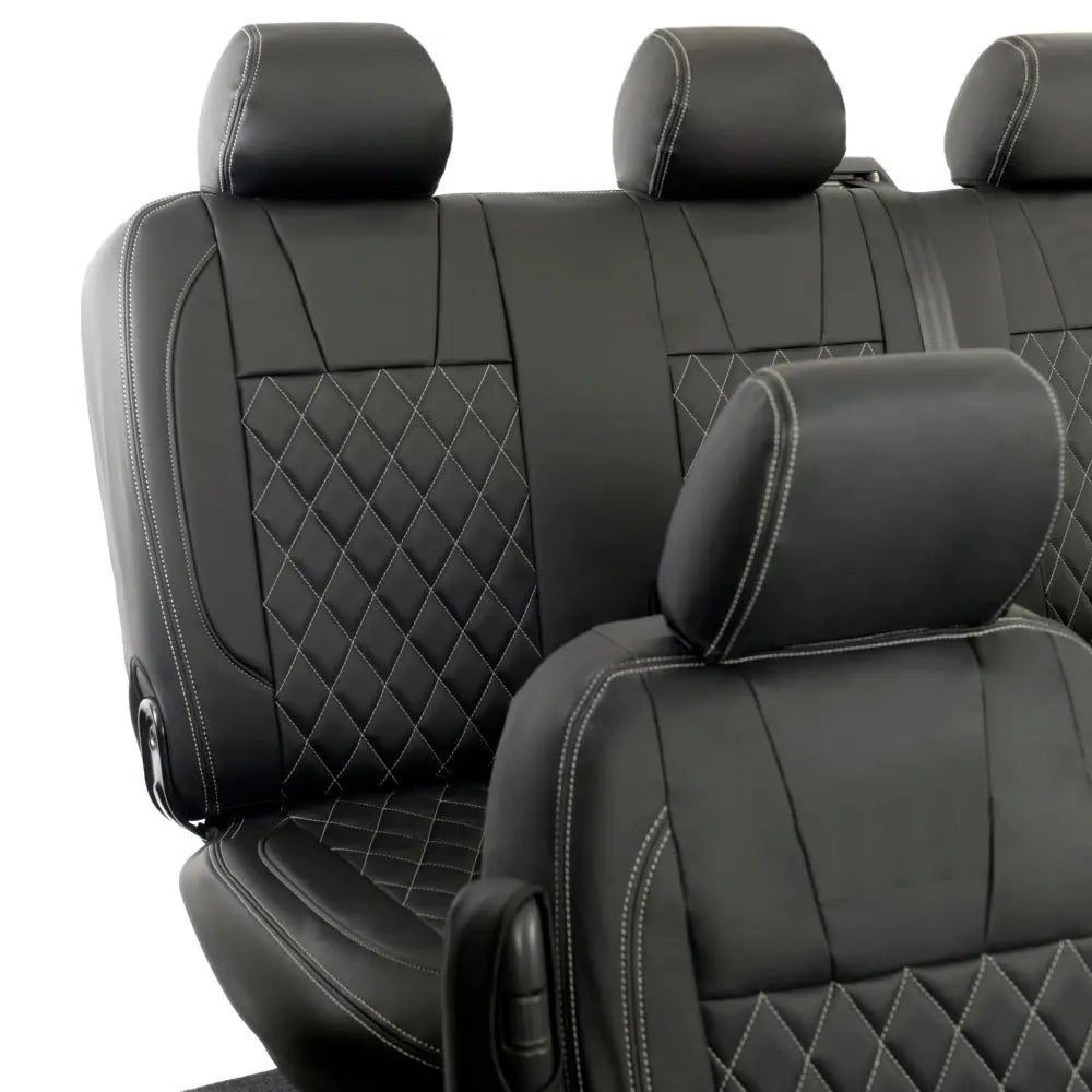 VW T5 / T5.1 Transporter Tailored Leatherette Seat Covers (2003-2015) - UK Custom Covers