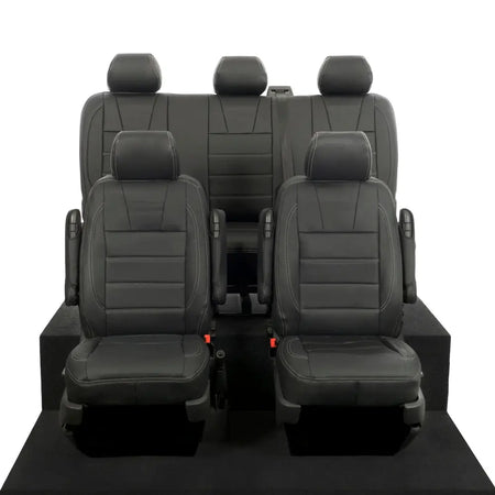 VW T5 / T5.1 Transporter Tailored Leatherette Seat Covers (2003-2015) - UK Custom Covers