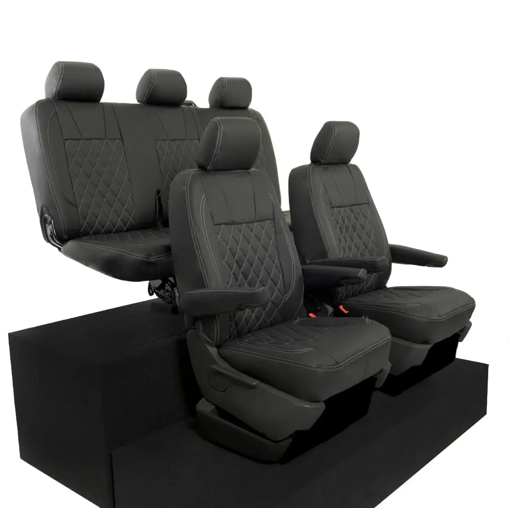 VW T5 / T5.1 Transporter Tailored Leatherette Seat Covers (2003-2015) - UK Custom Covers