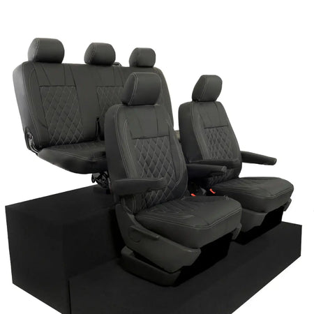 VW T5 / T5.1 Transporter Tailored Leatherette Seat Covers (2003-2015) - UK Custom Covers