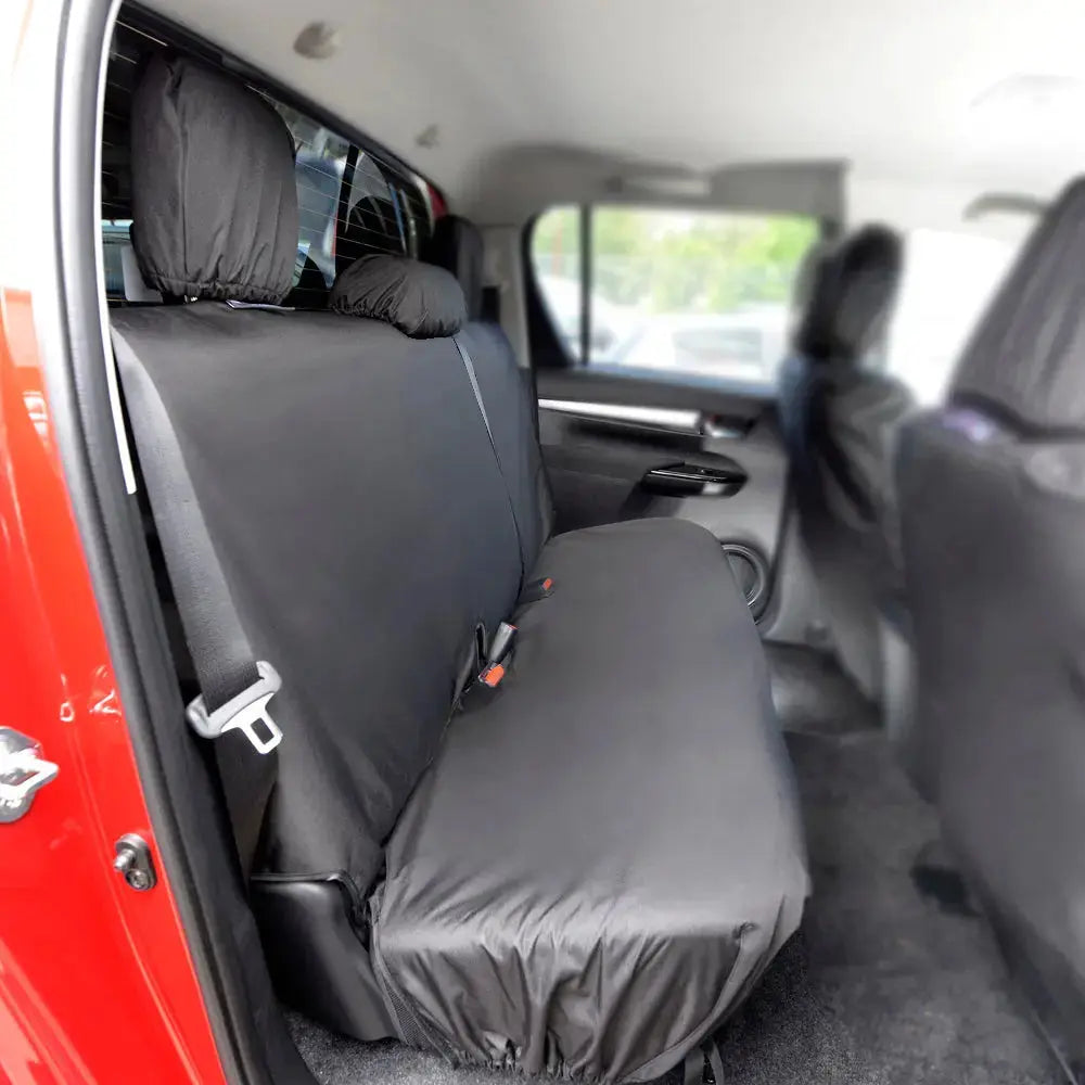 Toyota Hilux Tailored PU Seat Covers - UK Custom Covers