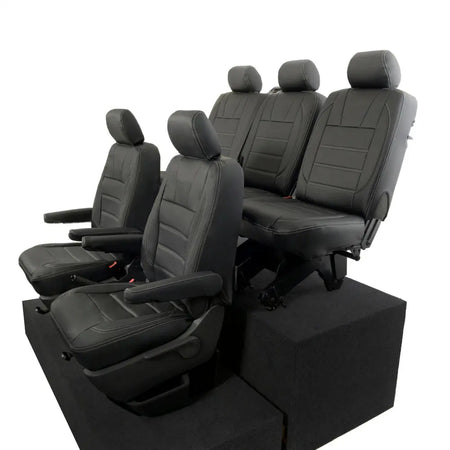 VW T5 / T5.1 Transporter Tailored Leatherette Seat Covers (2003-2015) - UK Custom Covers