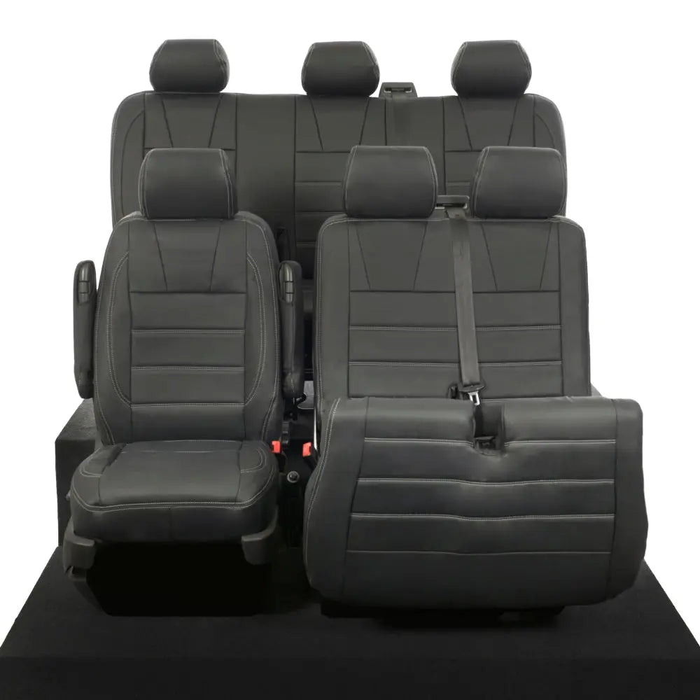 VW T5 / T5.1 Transporter Tailored Leatherette Seat Covers (2003-2015) - UK Custom Covers