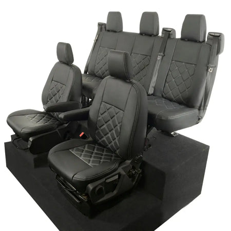 Ford Transit Custom Tailored Leatherette Seat Covers (2013-2023) - UK Custom Covers