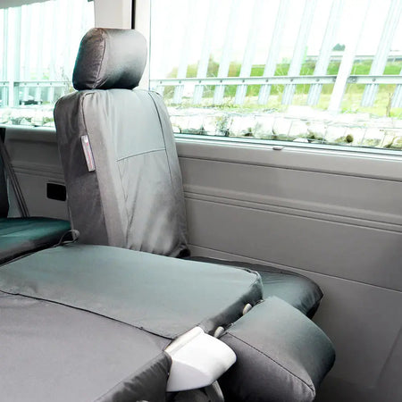 VW T6 / T6.1 Shuttle Tailored PU Seat Covers (2015 Onwards) - UK Custom Covers