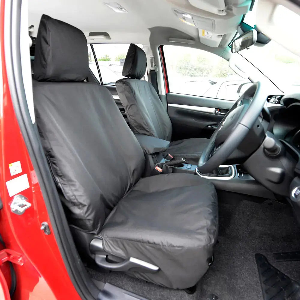 Toyota Hilux Tailored PU Seat Covers - UK Custom Covers