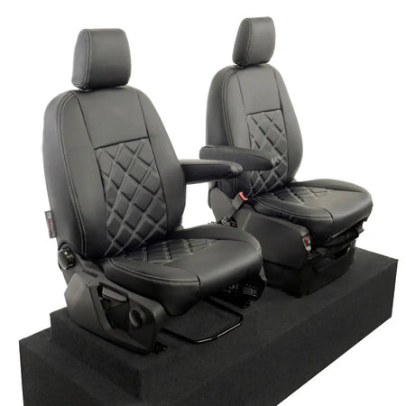 Ford Transit Custom Tailored Leatherette Seat Covers (2013-2023) - UK Custom Covers