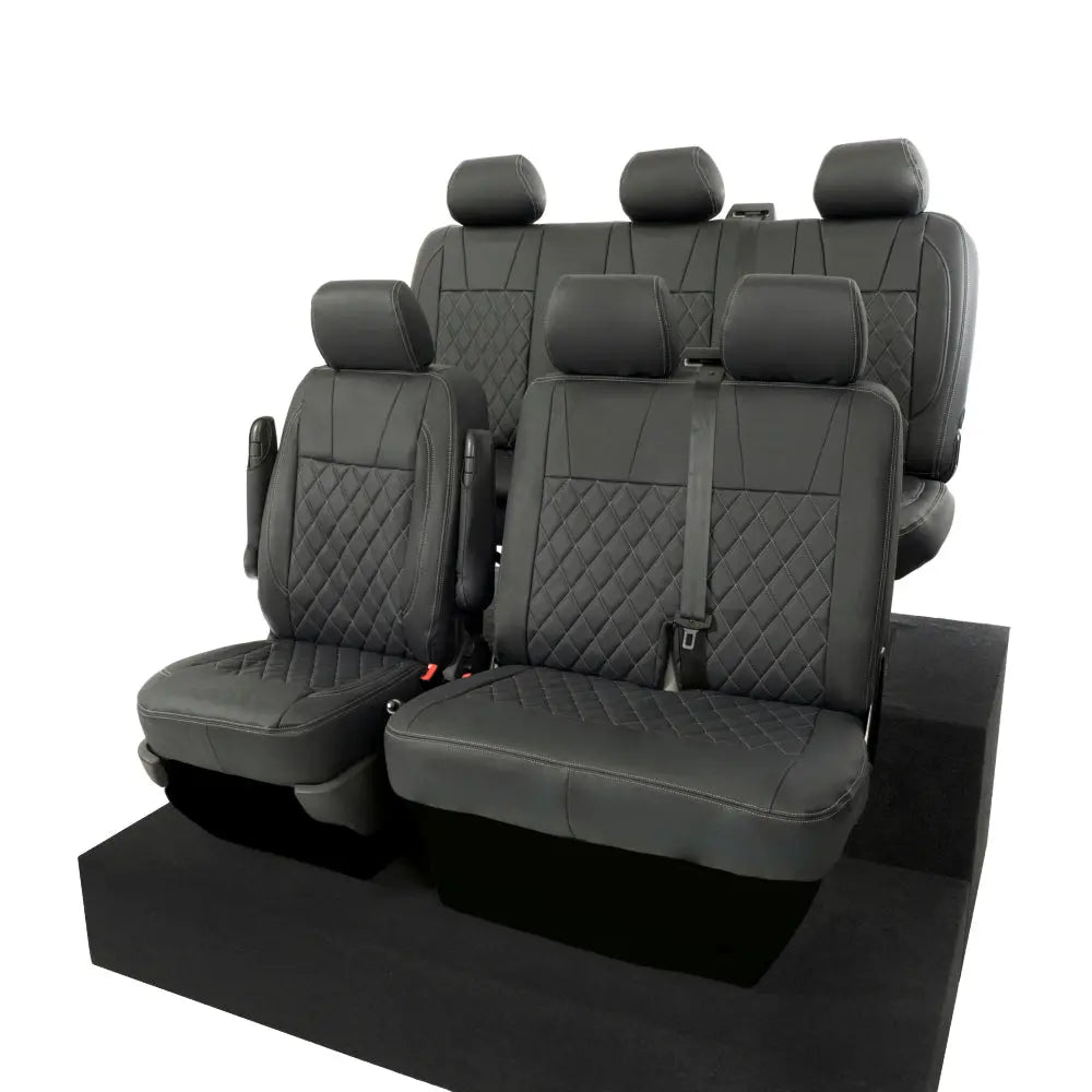 VW T5 / T5.1 Transporter Tailored Leatherette Seat Covers (2003-2015) - UK Custom Covers
