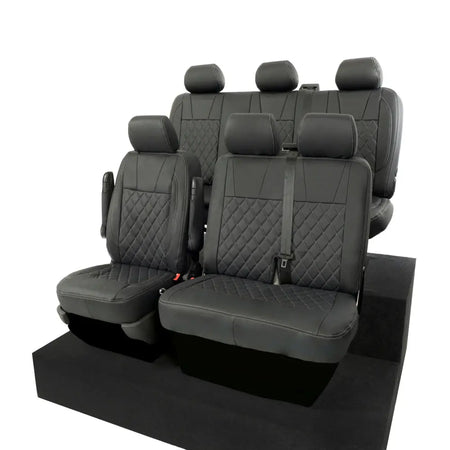 VW T5 / T5.1 Transporter Tailored Leatherette Seat Covers (2003-2015) - UK Custom Covers