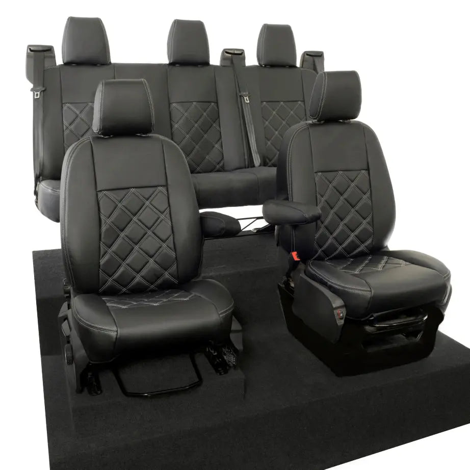 Ford Transit Custom Tailored Leatherette Seat Covers (2013-2023) - UK Custom Covers