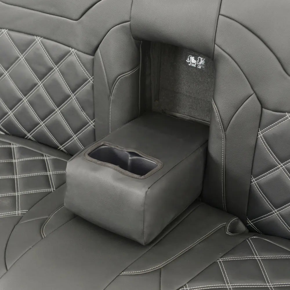 Mitsubishi Barbarian Tailored Leatherette Seat Covers (2016 Onwards) - Black - UK Custom Covers