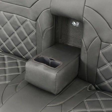Mitsubishi Barbarian Tailored Leatherette Seat Covers (2016 Onwards) - Black - UK Custom Covers