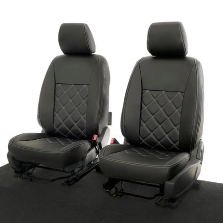 Ford Ranger Tailored Leatherette Seat Covers - Black - UK Custom Covers