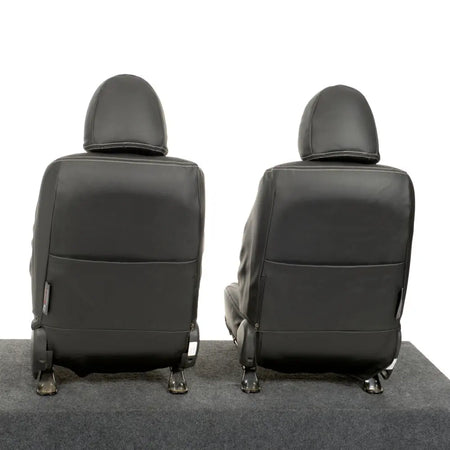 Mitsubishi Barbarian Tailored Leatherette Seat Covers (2016 Onwards) - Black - UK Custom Covers