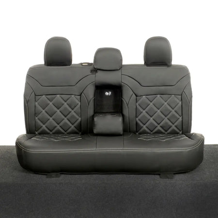 Mitsubishi Barbarian Tailored Leatherette Seat Covers (2016 Onwards) - Black - UK Custom Covers