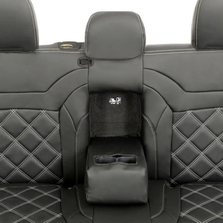 Mitsubishi Barbarian Tailored Leatherette Seat Covers (2016 Onwards) - Black - UK Custom Covers