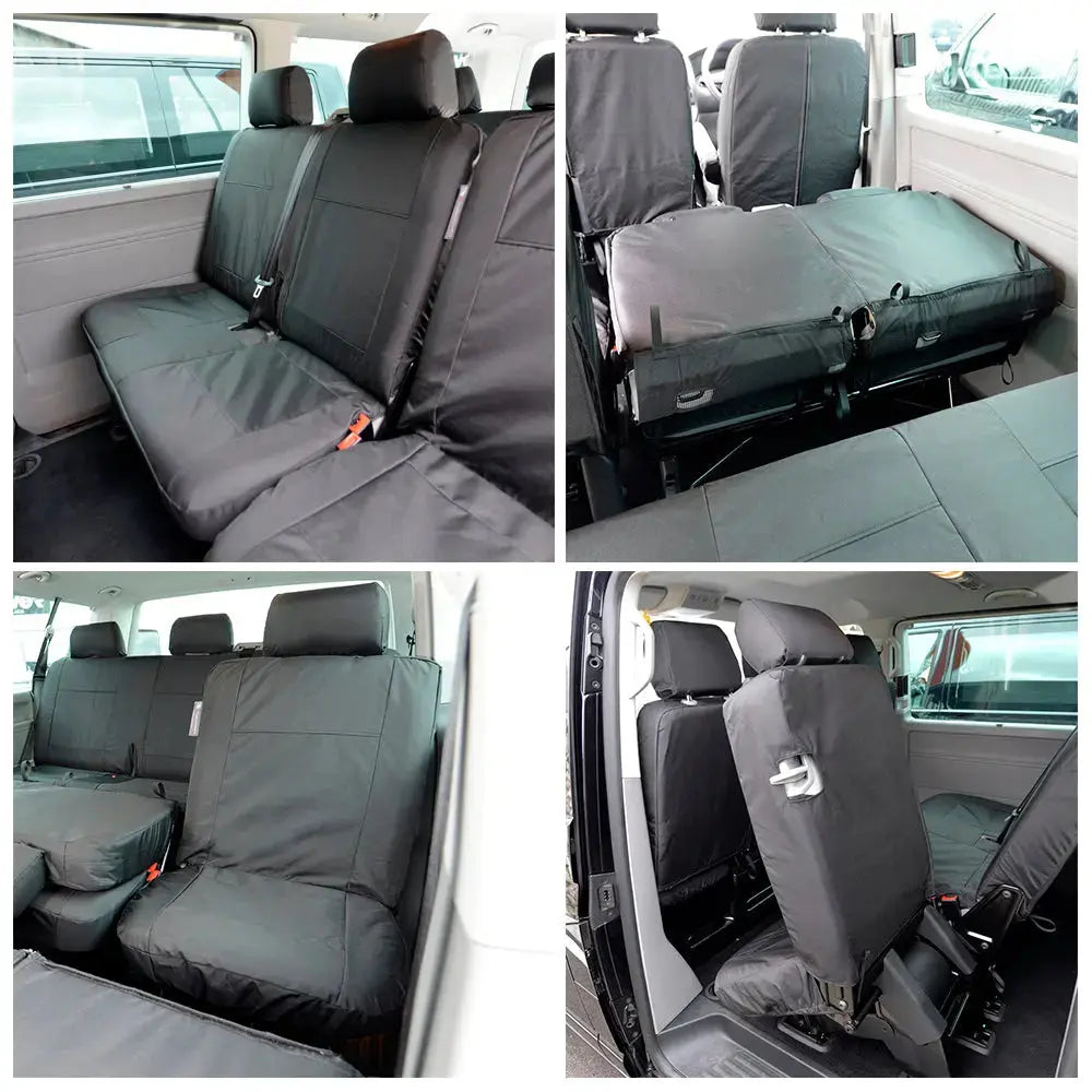 VW T6 / T6.1 Shuttle Tailored PU Seat Covers (2015 Onwards) - UK Custom Covers