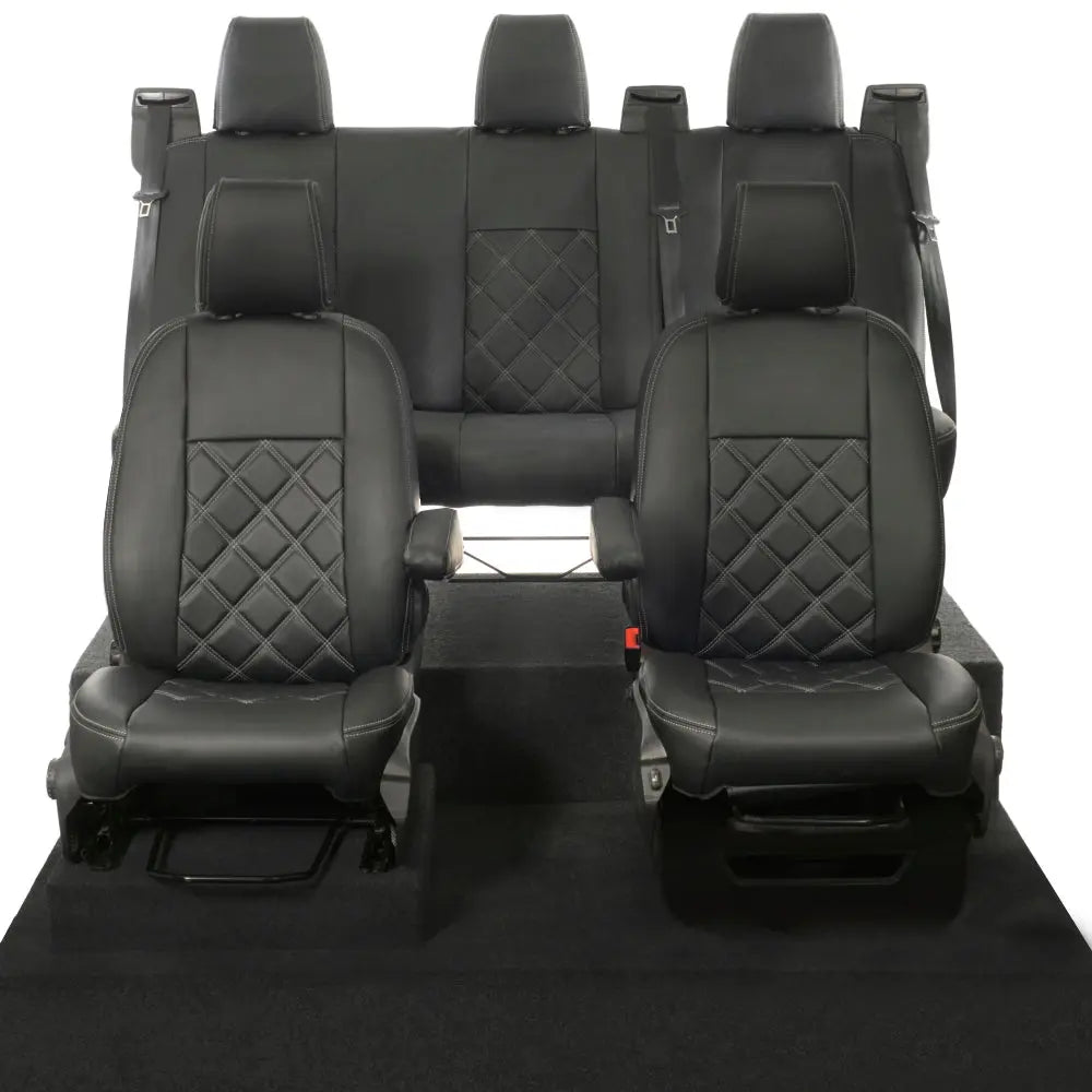 Ford Transit Custom Tailored Leatherette Seat Covers (2013-2023) - UK Custom Covers