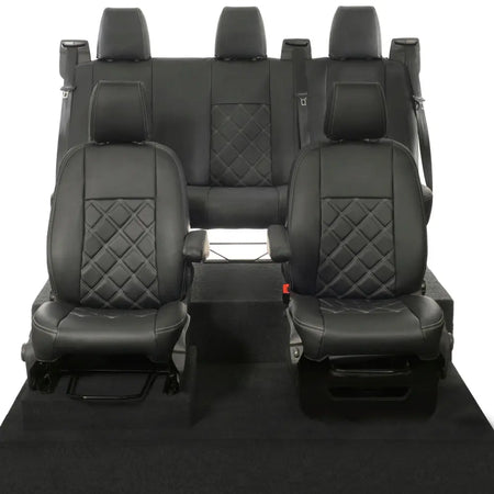 Ford Transit Custom Tailored Leatherette Seat Covers (2013-2023) - UK Custom Covers