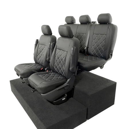 VW T5 / T5.1 Transporter Tailored Leatherette Seat Covers (2003-2015) - UK Custom Covers