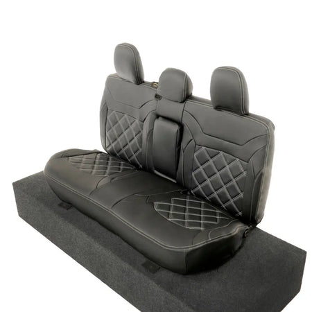 Mitsubishi Barbarian Tailored Leatherette Seat Covers (2016 Onwards) - Black - UK Custom Covers