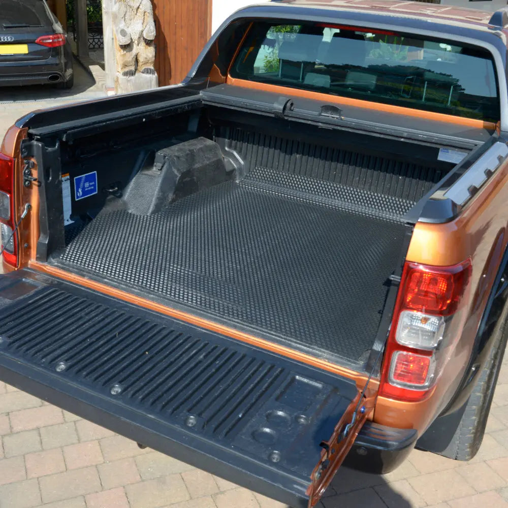 Ford Ranger Wildtrak Rear Rubber Floor Mat (2019-2023) - UK Custom Covers