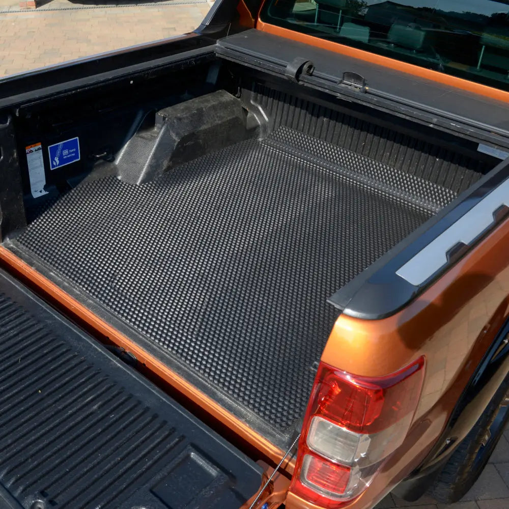 Ford Ranger Wildtrak Rear Rubber Floor Mat (2019-2023) - UK Custom Covers