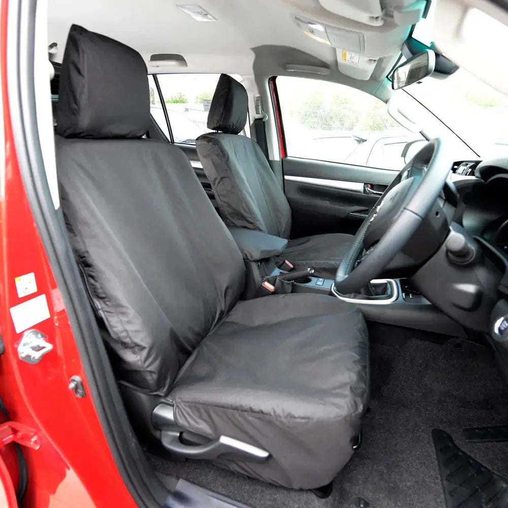 Toyota Hilux Tailored PU Seat Covers - UK Custom Covers