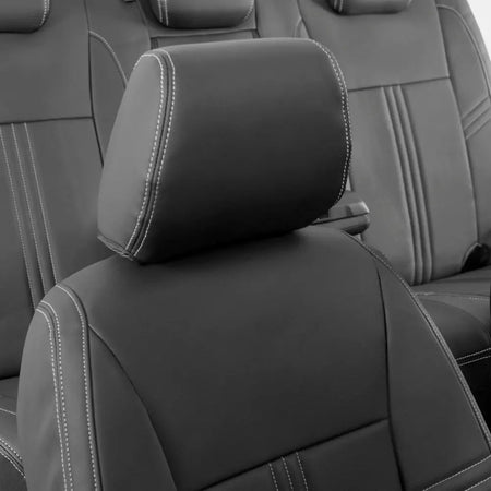 Ford Ranger Tailored Leatherette Seat Covers - Black - UK Custom Covers